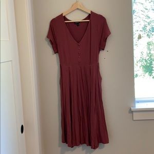 Torrid dusty rose dress